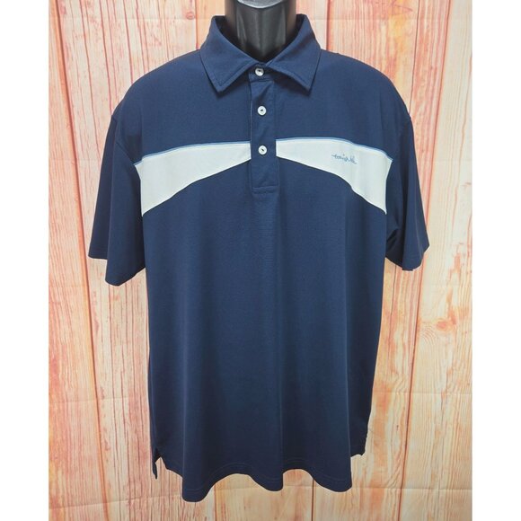 Travis Mathew Mens Navy Polo XL - Picture 1 of 9